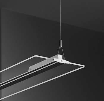 rechectige LED Pendelleuchte