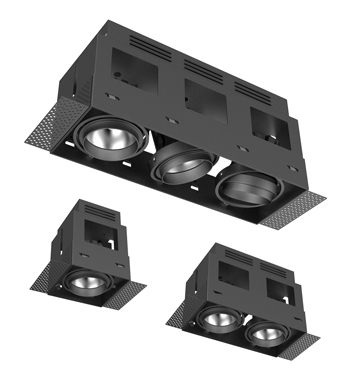 Led schwenkbarer einbaustrahler trimless