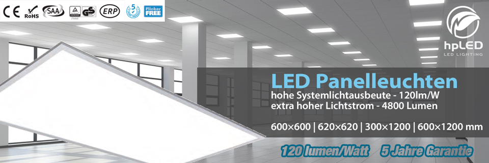led panelleuchten